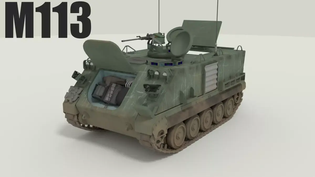 M113 Armored Personnel Carrier 3D model purchase