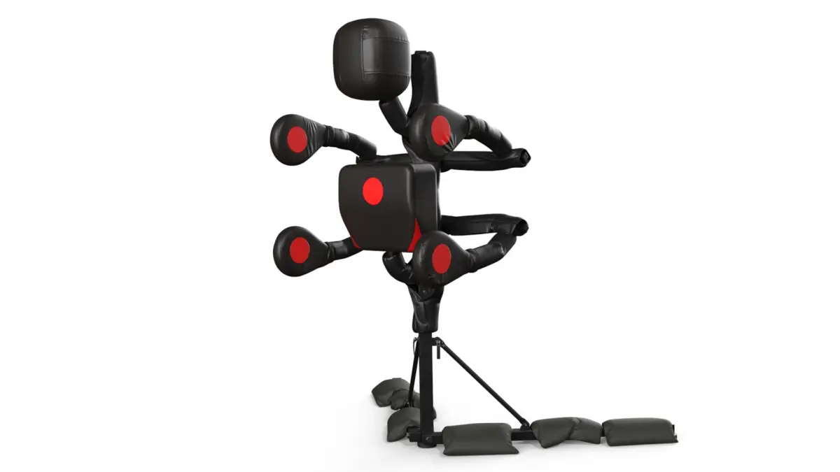 Full Body Striking Dummy Black 3D model