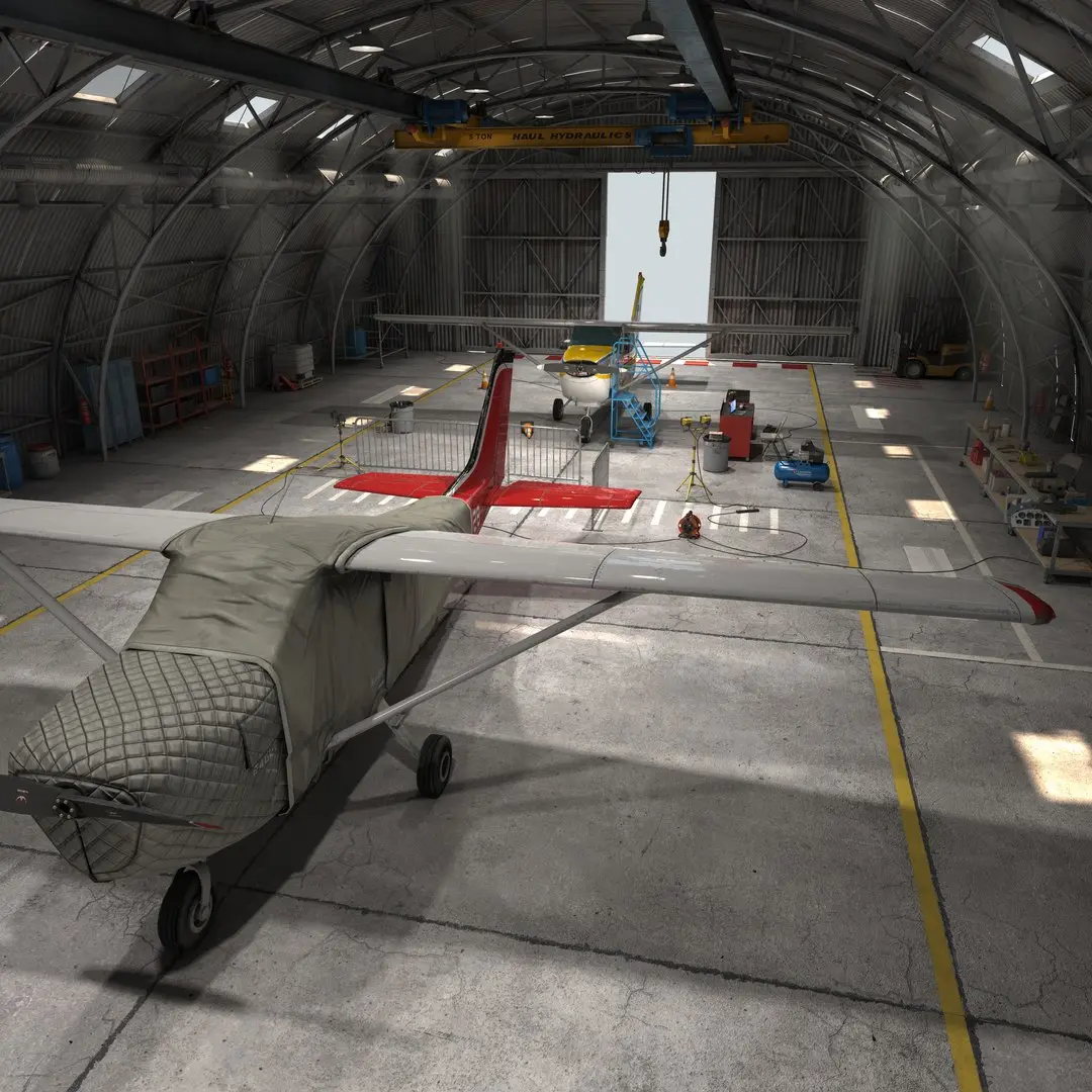 Airplane Hangar 3D model purchase