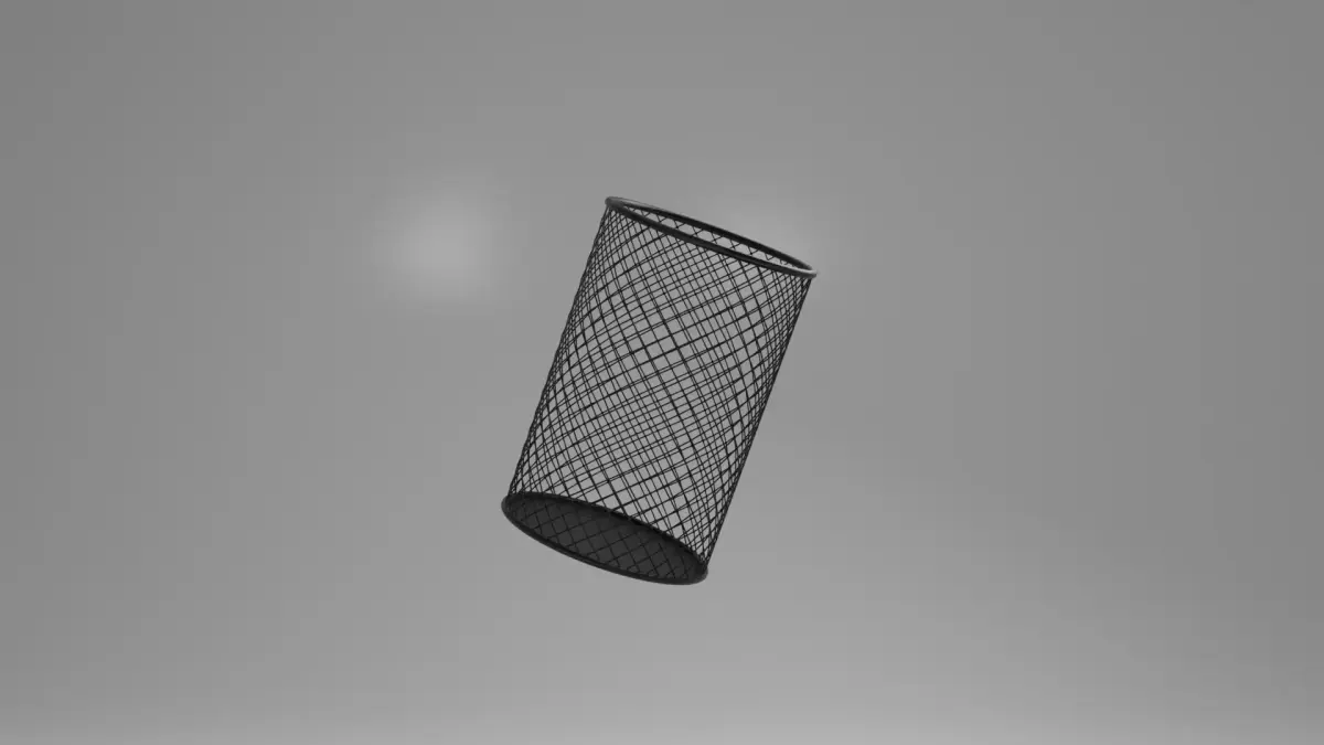 Pen Holder 3D Low-poly 3D model