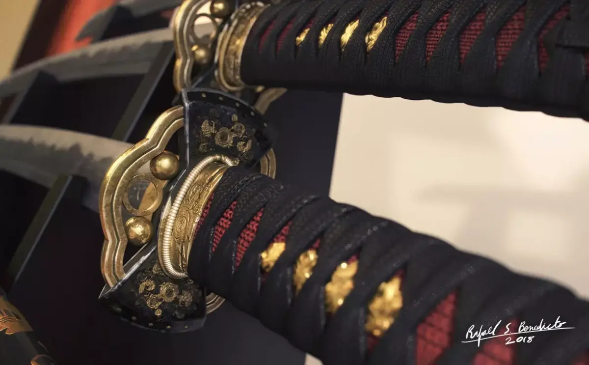 Complete Samurai Weapon Set 3D model