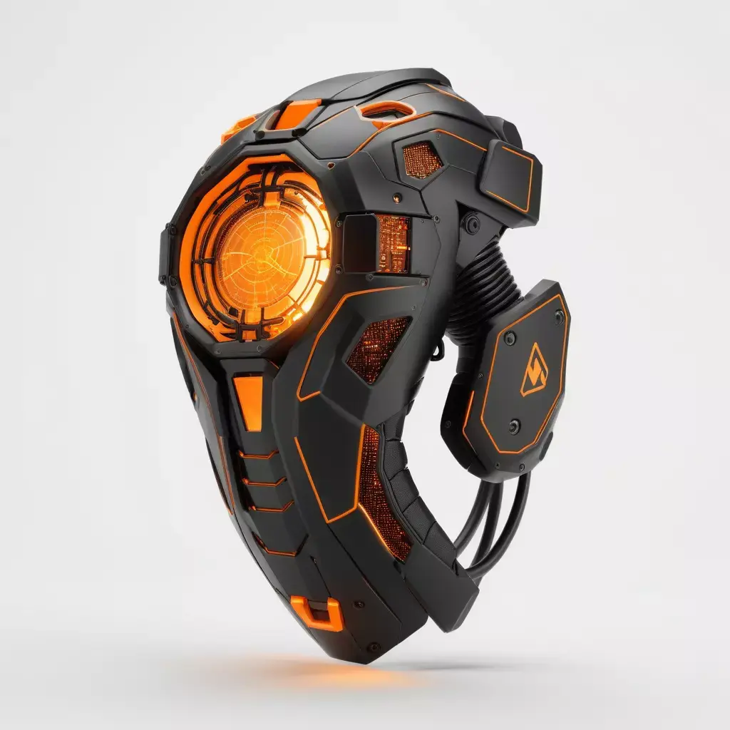 SciFi Futuristic Gauntlet Energy Device 3D model