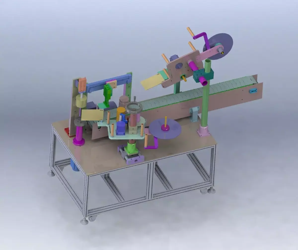 Labeling machine 3D model