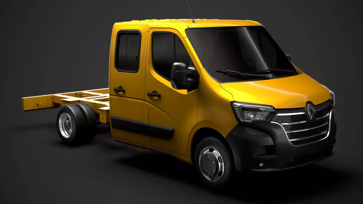 Renault Master CrewCab DW E20 Chassis 2020 3D model