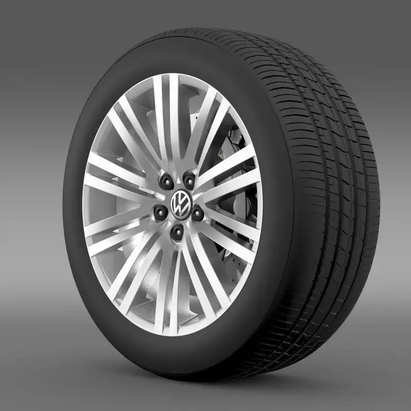 Volkswagen Polo BlueGT wheel 2014 3D model