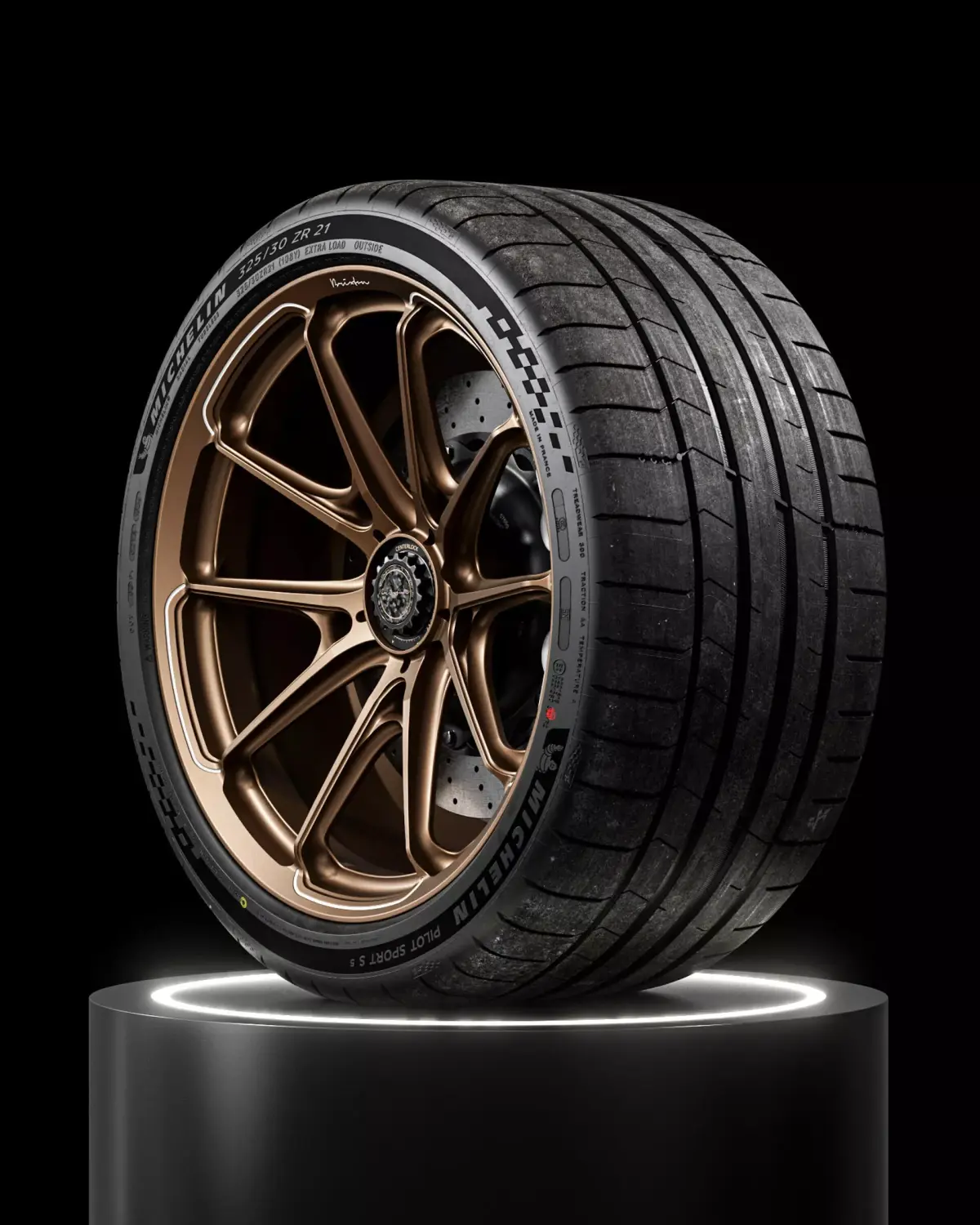 Michelin Pilot Sport S 5 325 30 ZR21 108Y 3D model