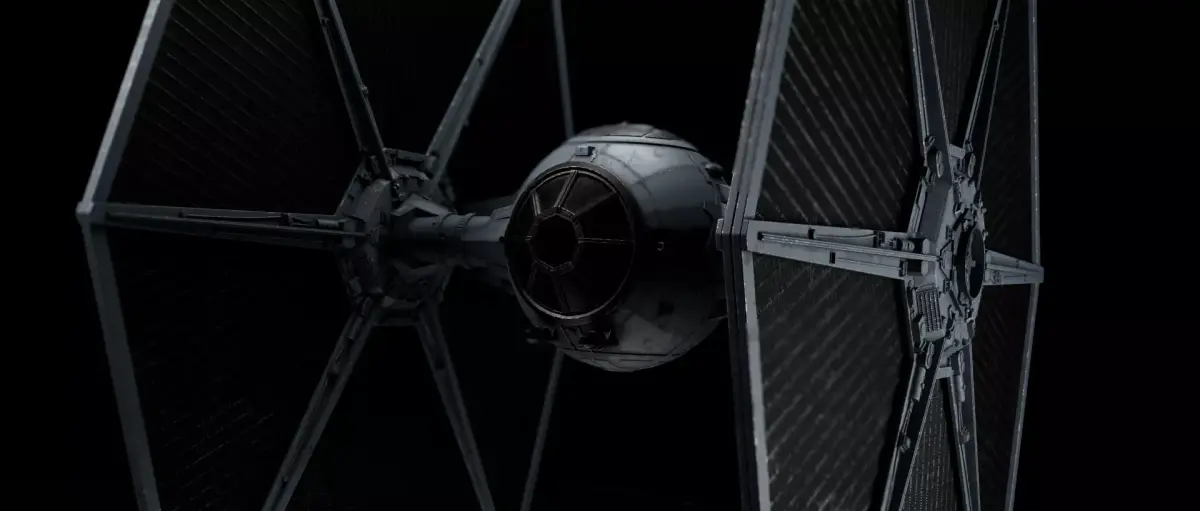 TIE starfighter Star Wars 3D model