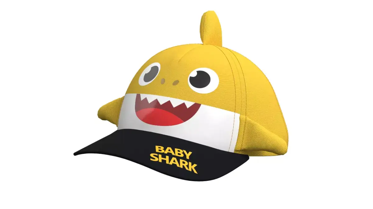 Baby Shark cap clo3d Low-poly 3D model
