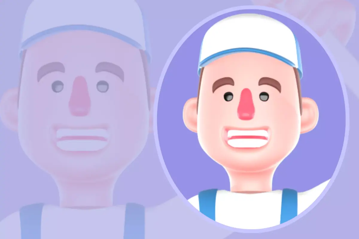 Stylized 3D Mechanic Character - Cartoon Spark Plug Rider 3D model