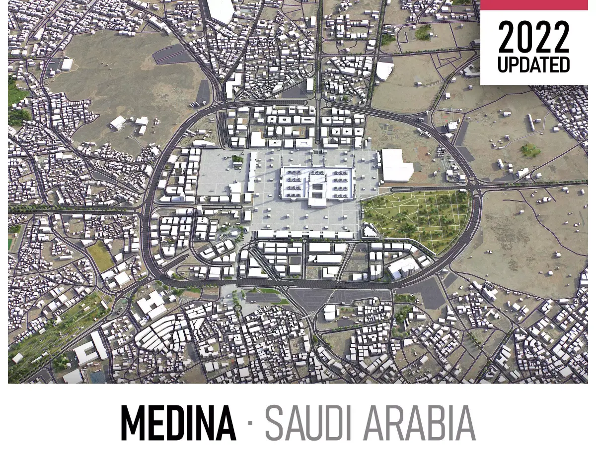 Medina Low-poly 3D model