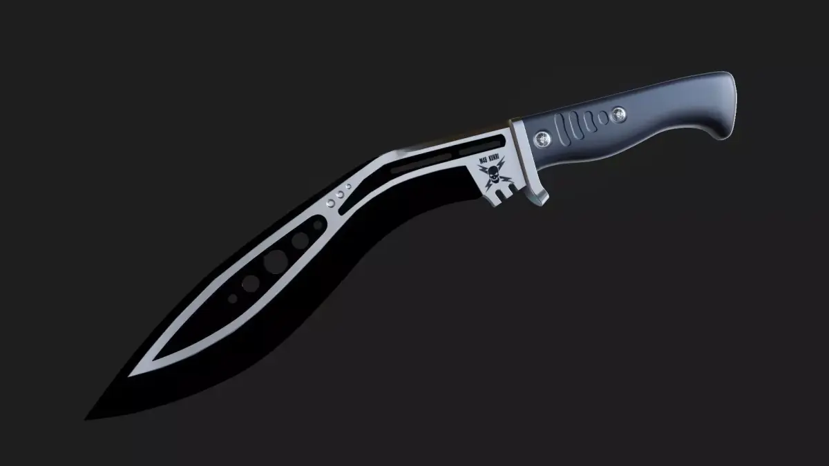 United Cutlery M48 Tactical Kukri  Free 3D model