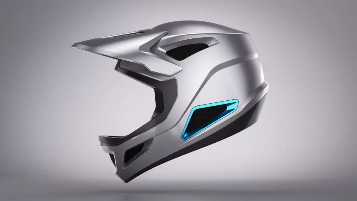 Full Face Motorcycle Bike Helmet Design  3D model