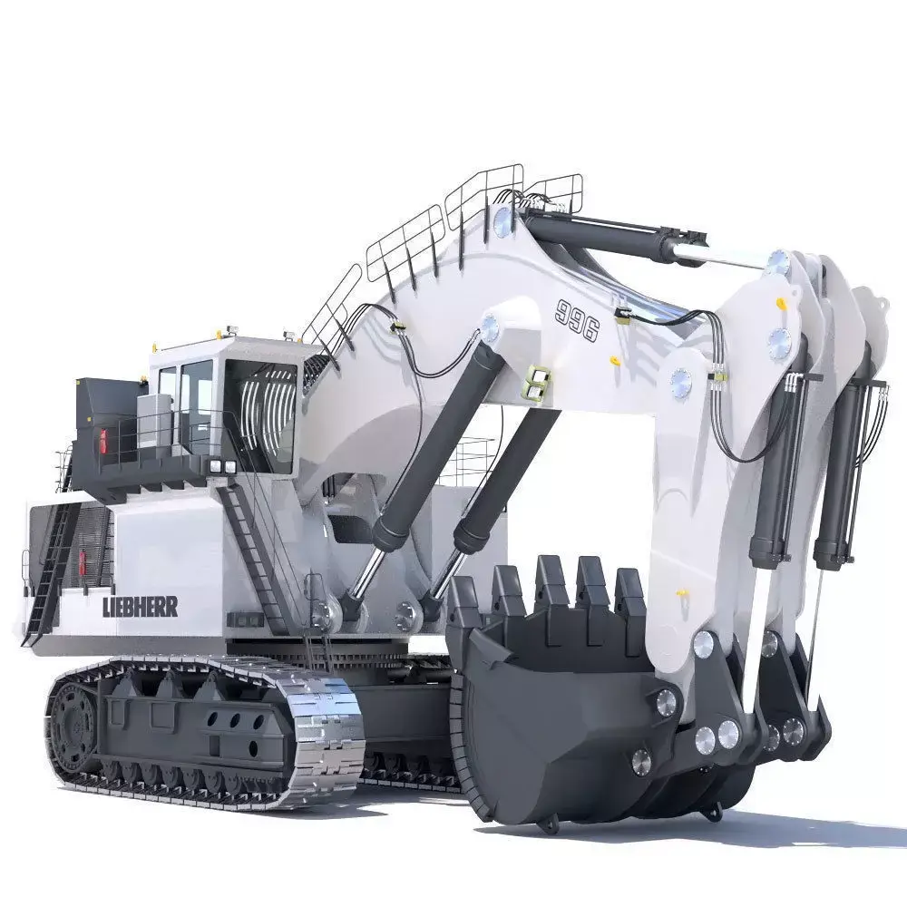 LIEBHERR R996 Backhoe 3D model
