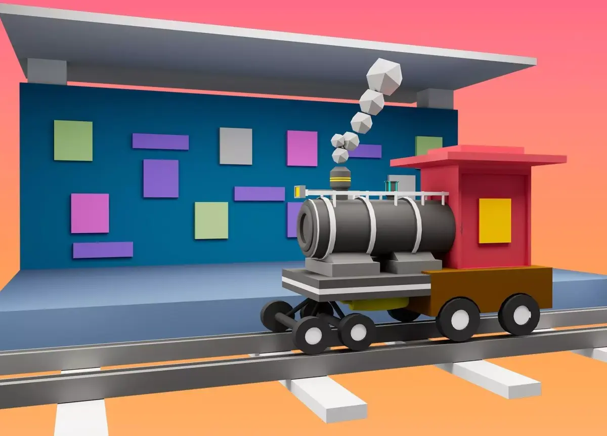 Low poly Trian Low-poly 3D model
