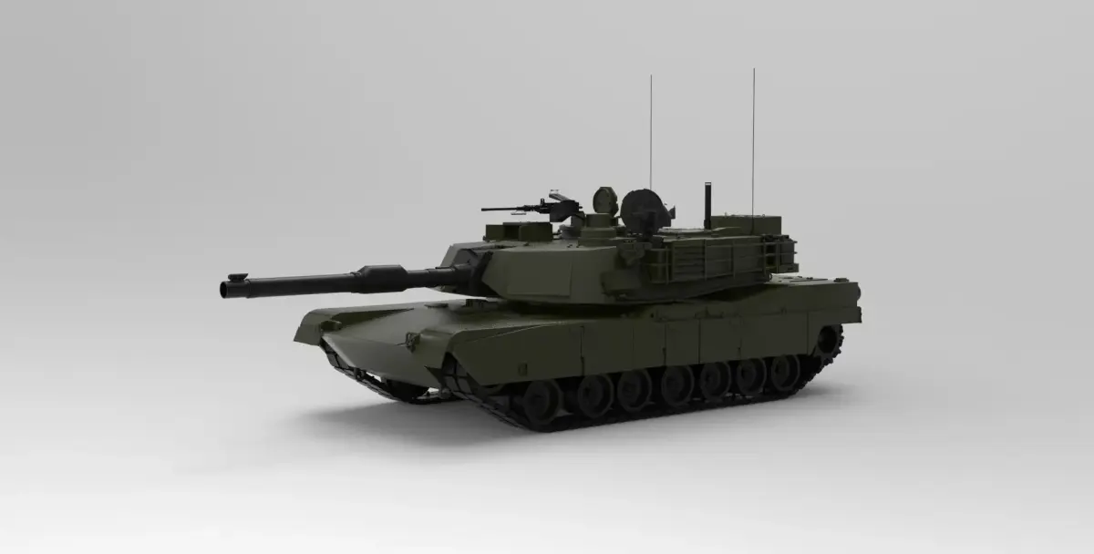 Abrams M1A2 3D model