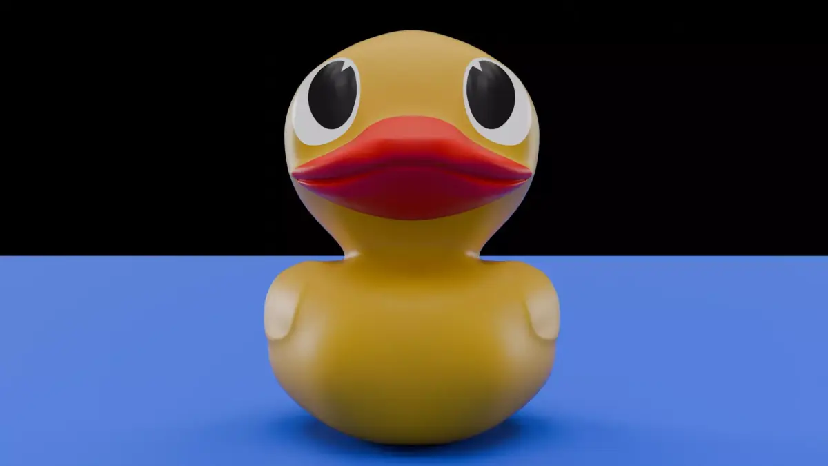 Yellow Rubber Duck 3D model