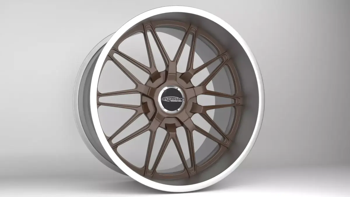 Schott Drift Wheels Low-poly 3D model