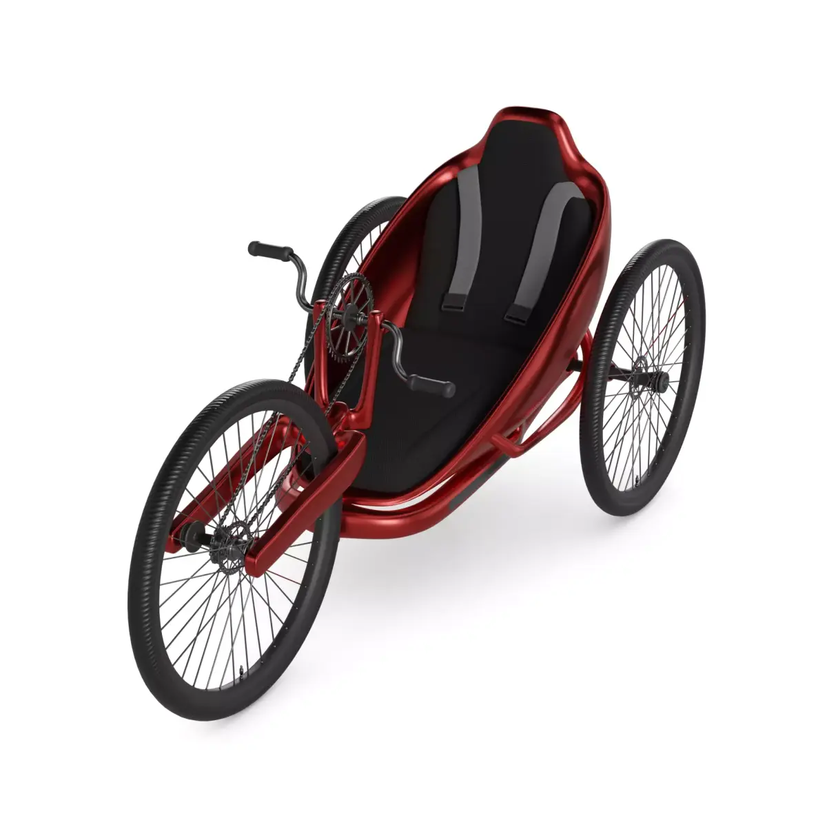 Handcycle 3D model shop