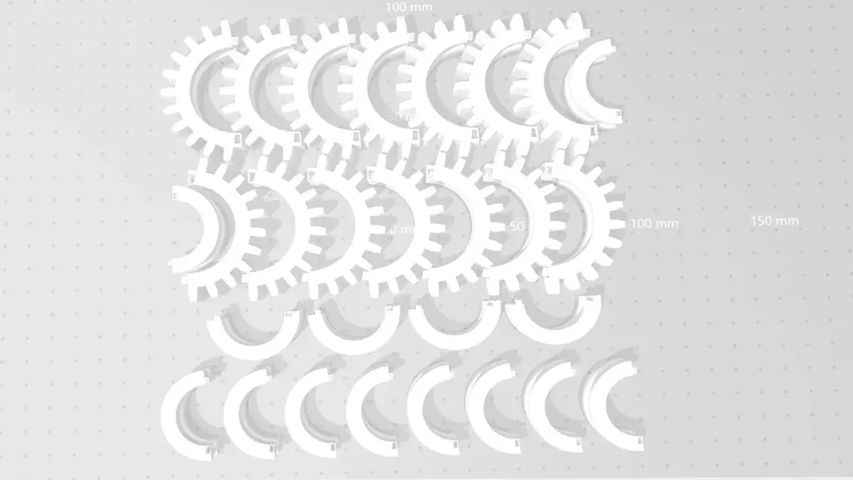 mobius Gear Free 3D print model