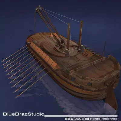 Leonardo Assault battleship 3D model