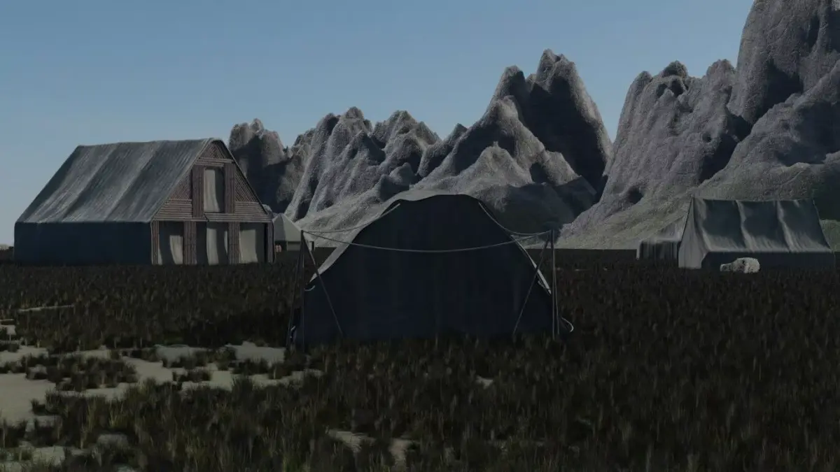 Glacial Outpost 3D model