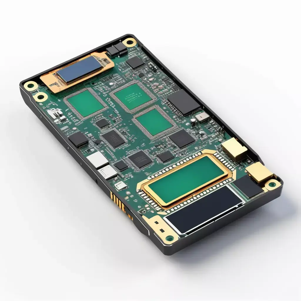 Sleek Datapad Broken Screen 3D model