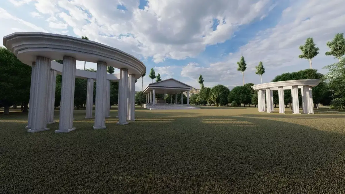 Historical temple-place of worship 3D model order