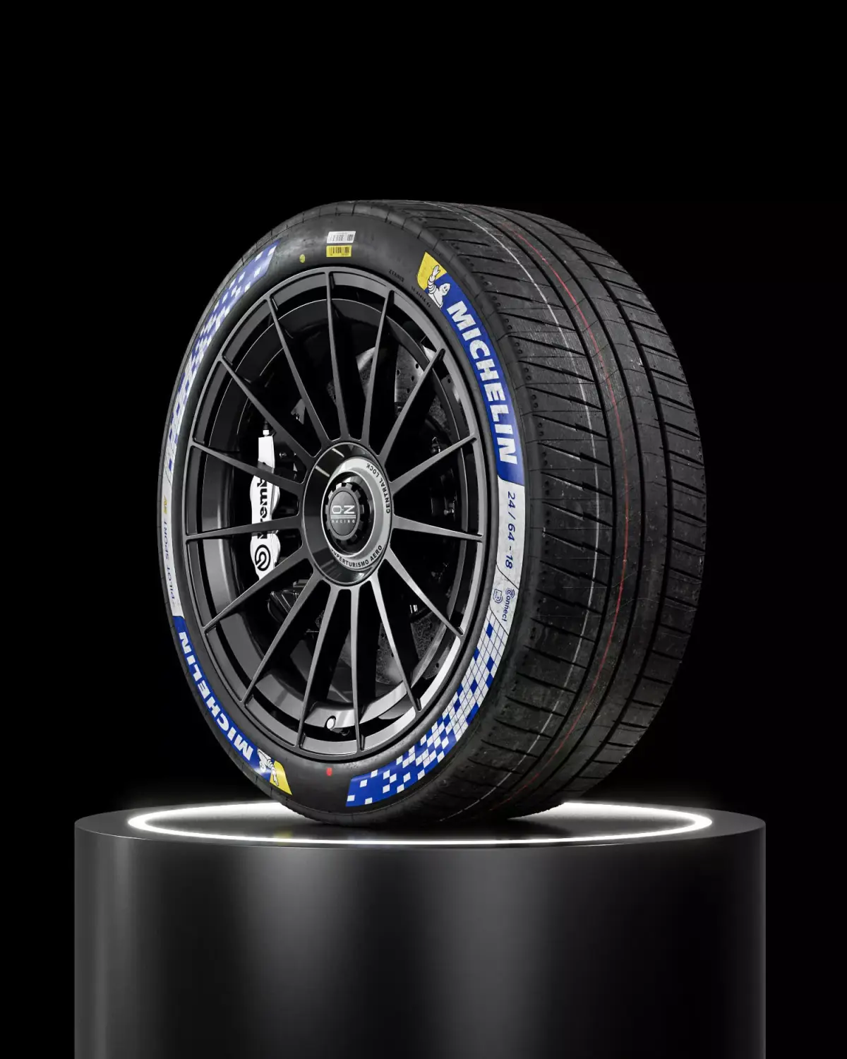 Michelin Pilot Sport EV 24 64 18 Clean 3D model