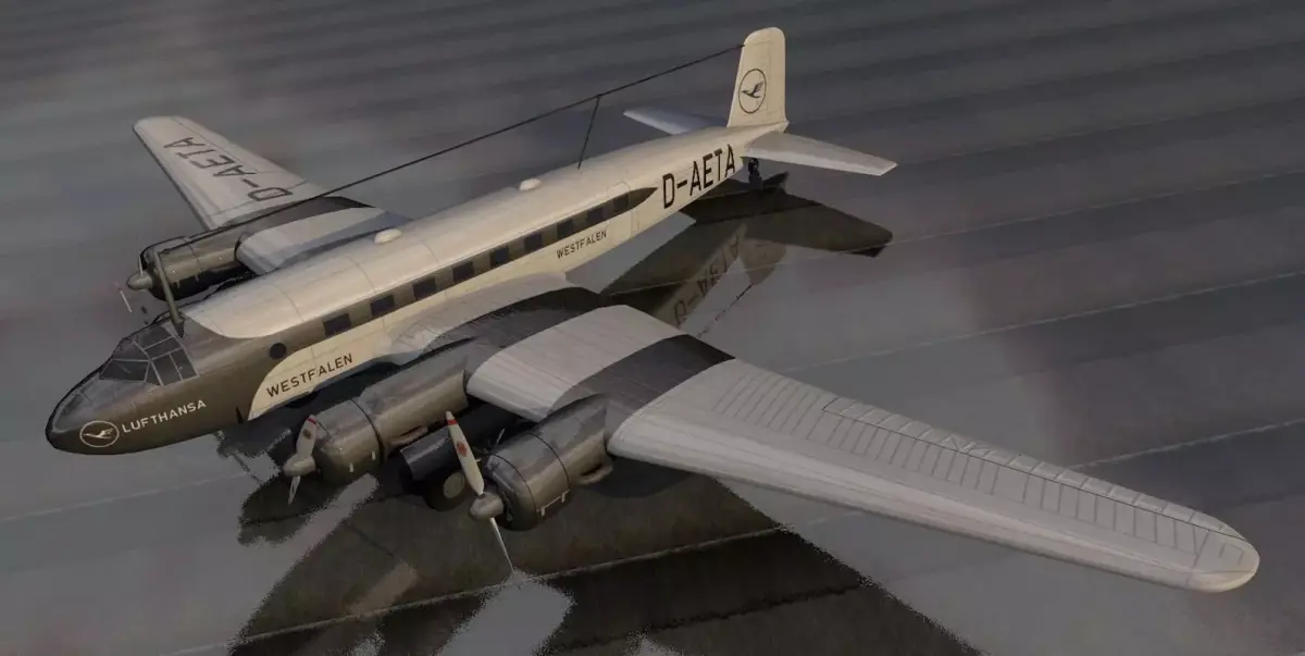 Focke-Wulf Fw-200A Airliner 3D model