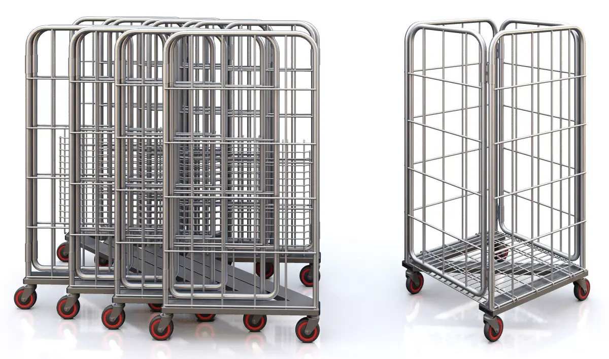 Carton carrying cart 3D model
