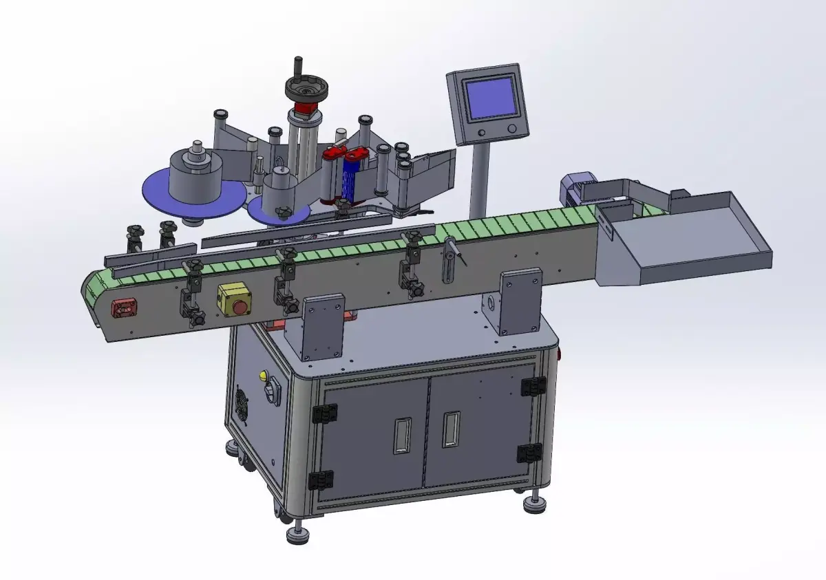 Labeling machine 3D model
