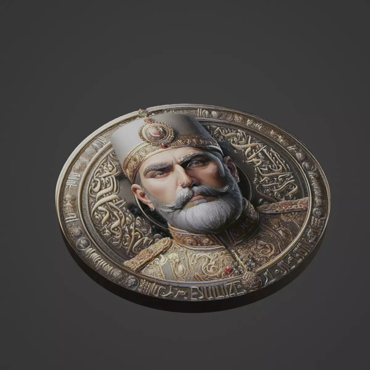 Ottoman Medallion 3D print model purchase
