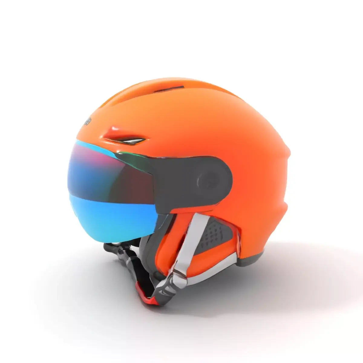 Vibrant Orange Helmet model pack Low-poly 3D model purchase