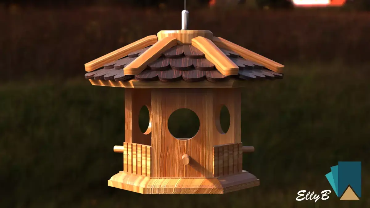 Bird Feeder 3D model buy