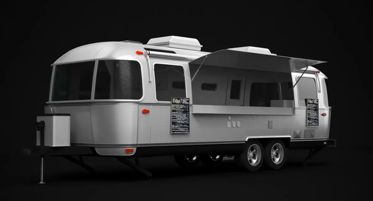 Airstream Food Truck 3D model purchase