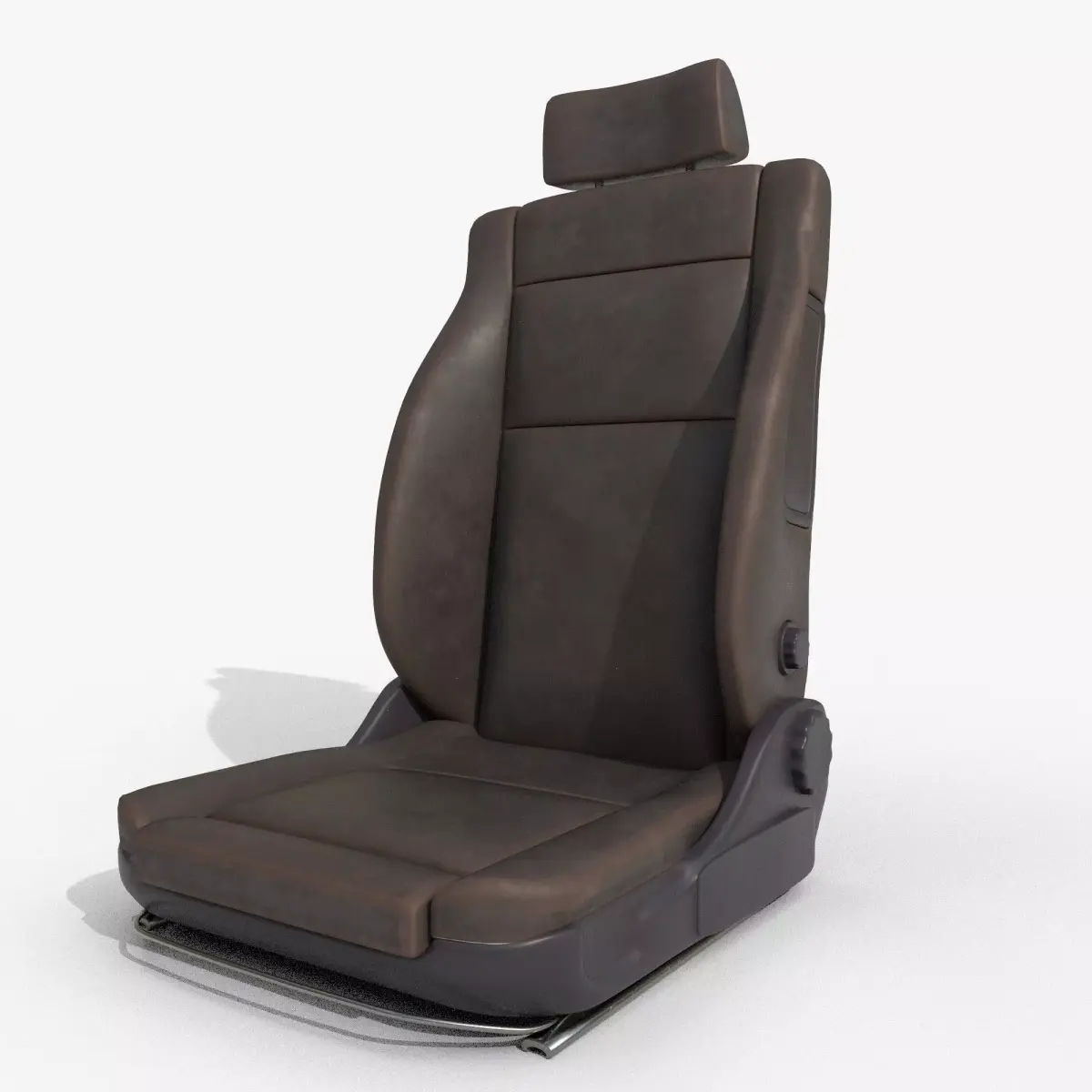leather car seat 3D model