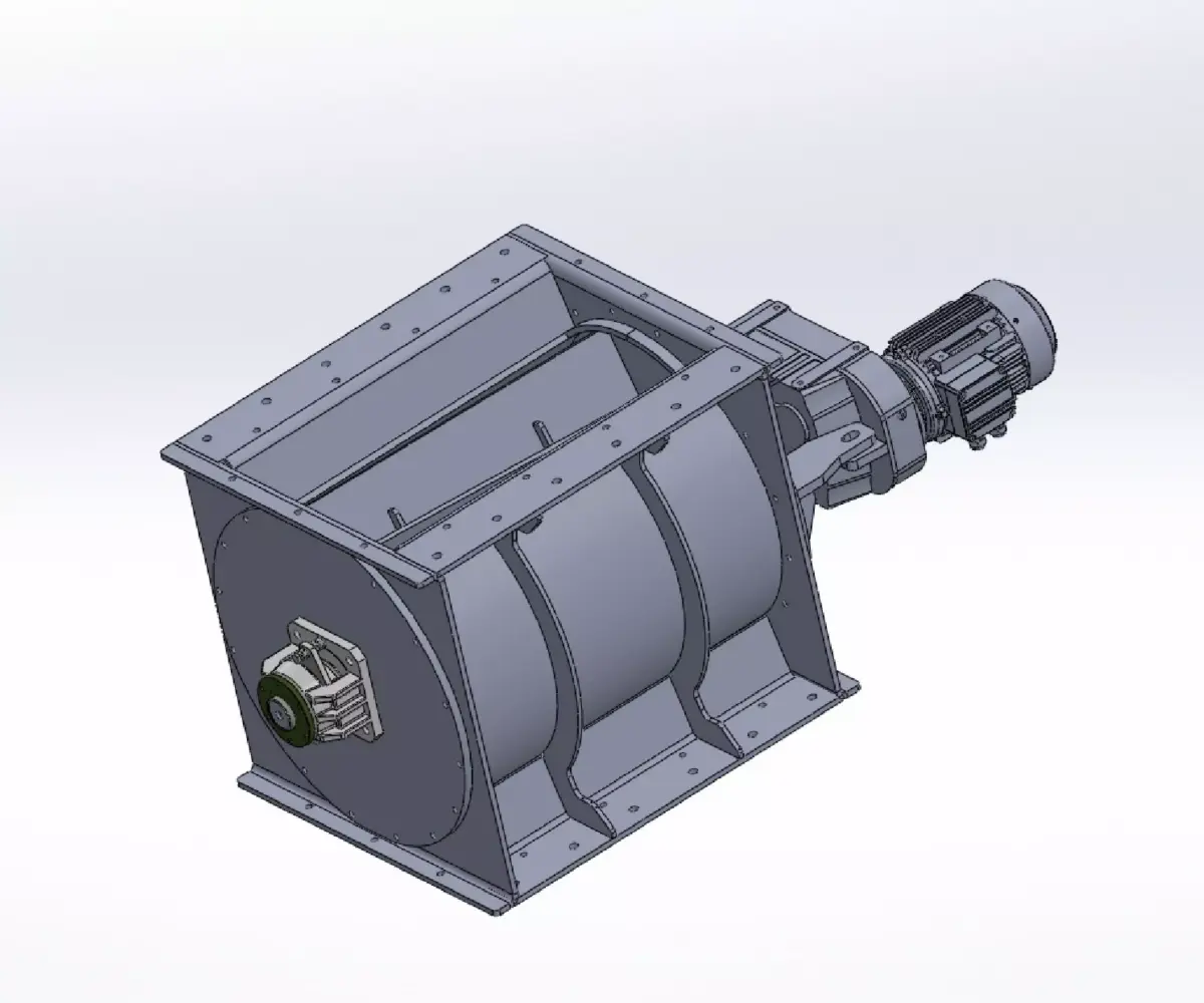 Diameter 630 mm airlock Rotary feeder 3D model