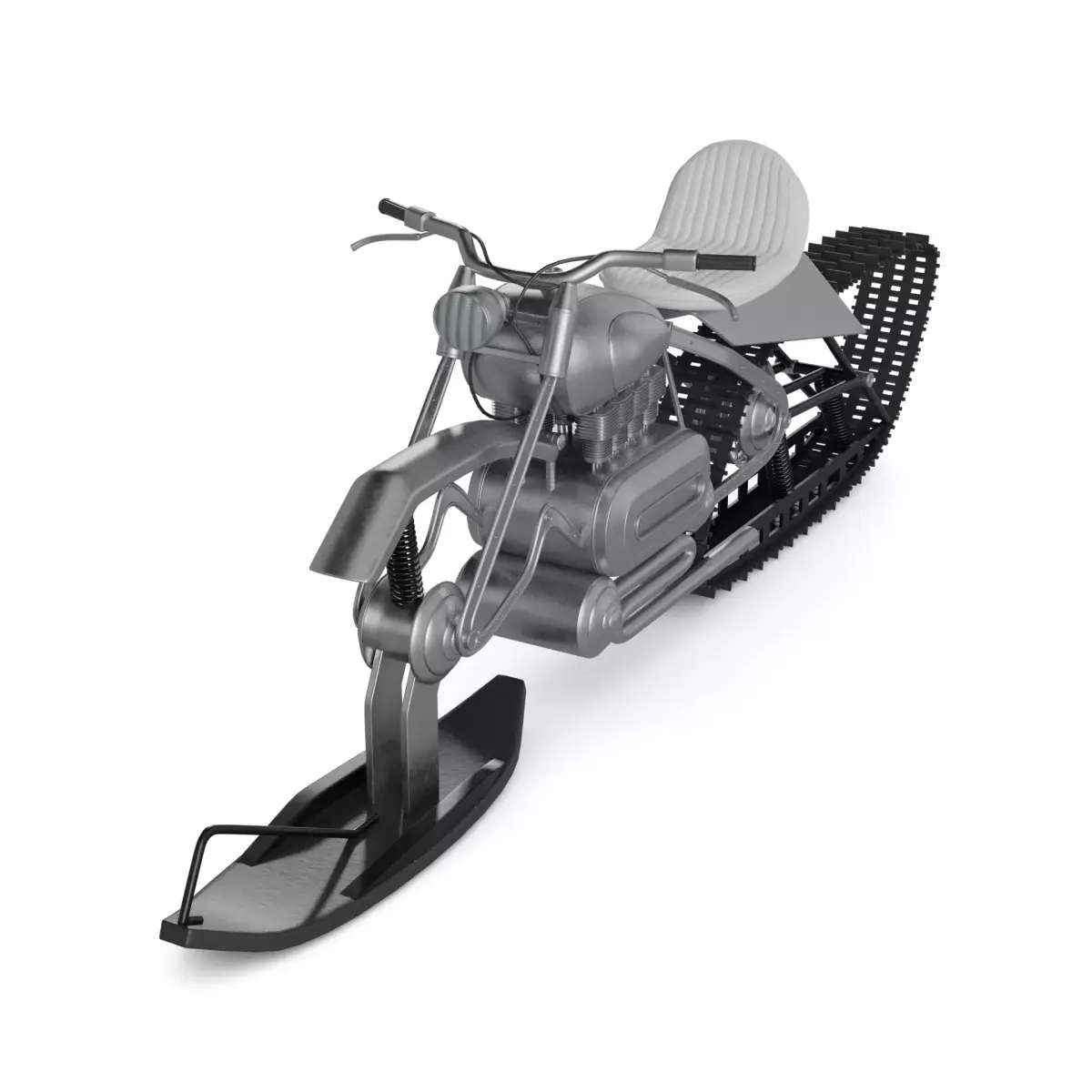 Snow Bike 3D model get