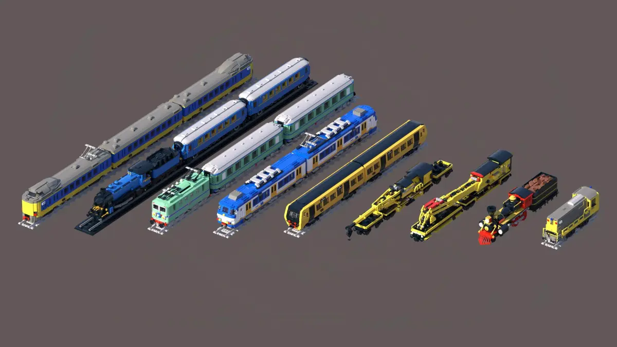LEGO Train Package 3D model