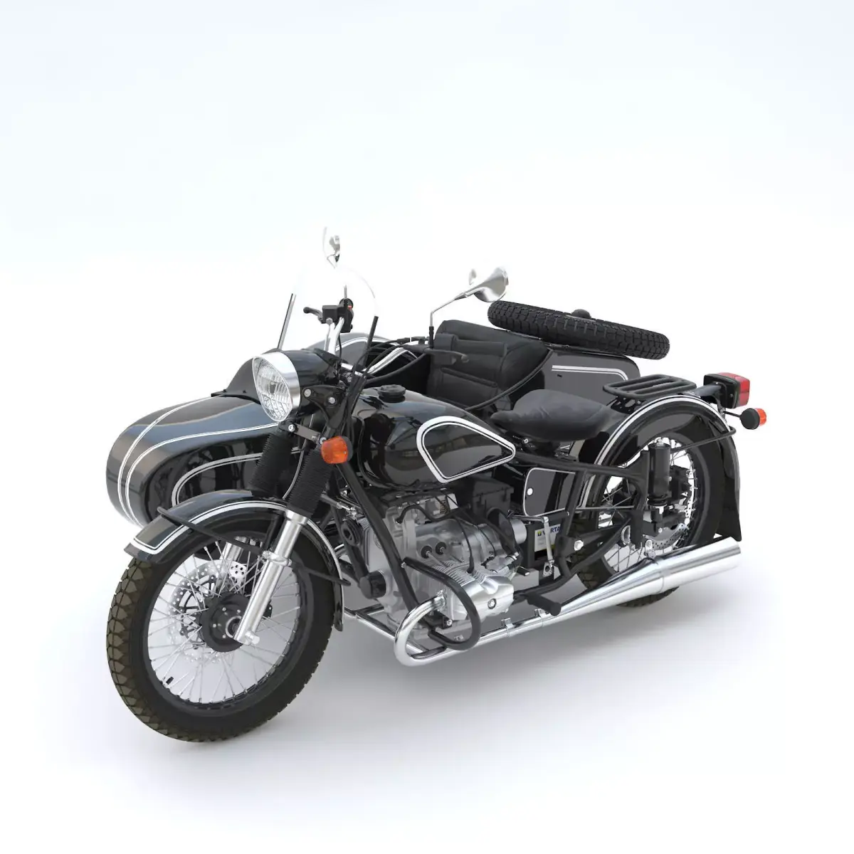 Ural Retro 3D model
