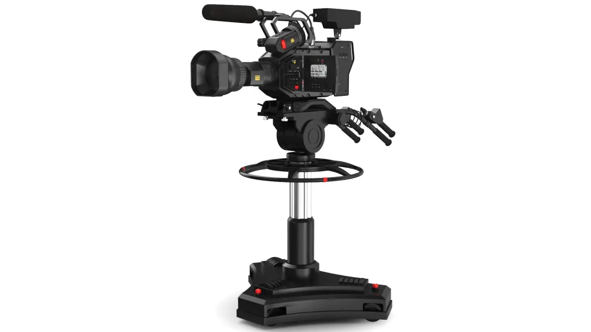 Studio Camera On Tripod 3D model