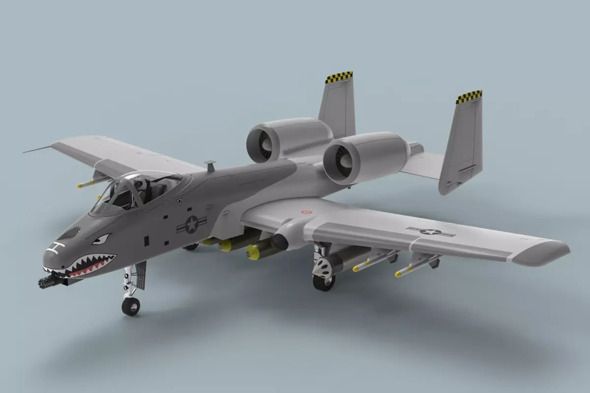 A-10 Thunderbolt II 3D model