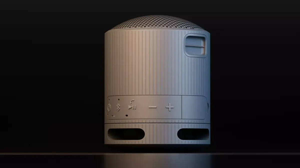 Modern Portable Bluetooth Speaker 3D model