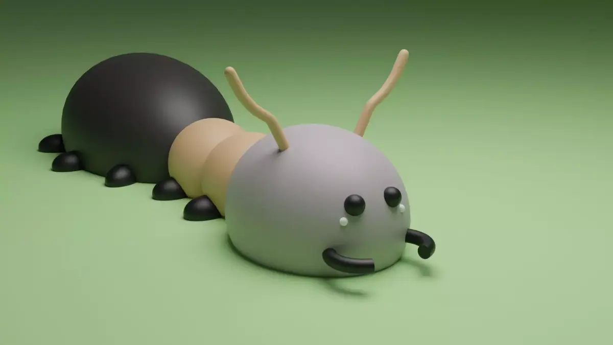 Cute ant 3D model