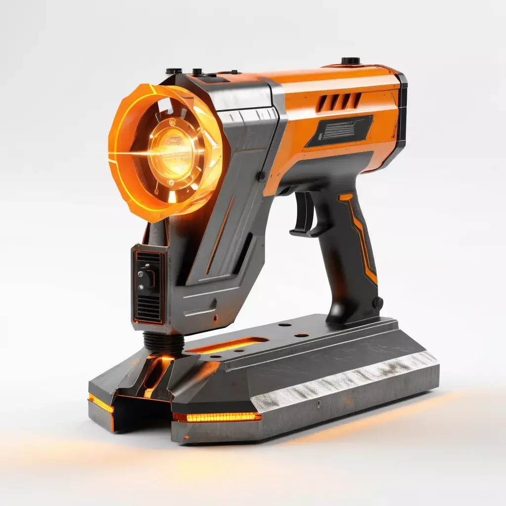 Futuristic Plasma Cutter 3D 3D model