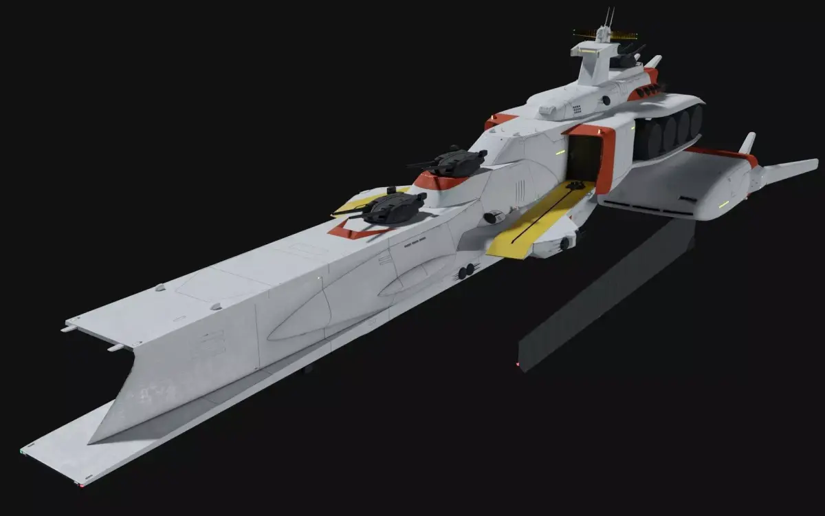 Battleship Ra-cailum 3D model