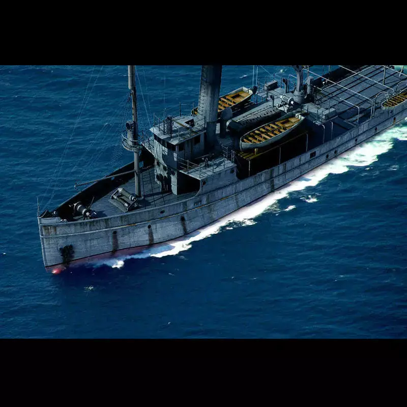 Minelayer Nusret 3D model