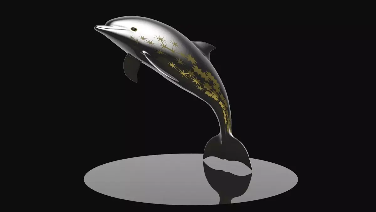 Star dolphin 3D model