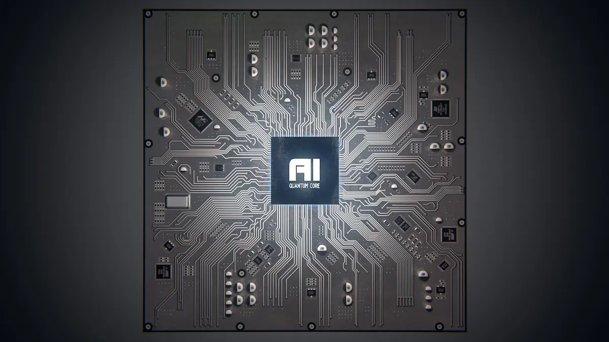 AI Quantum Core PBR 3D model