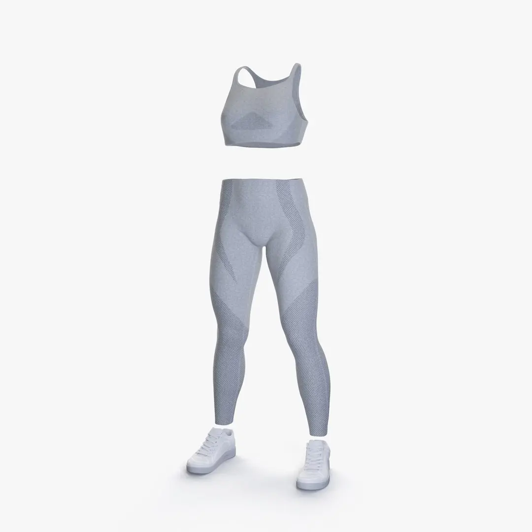 Workout Clothing for Female 3D model